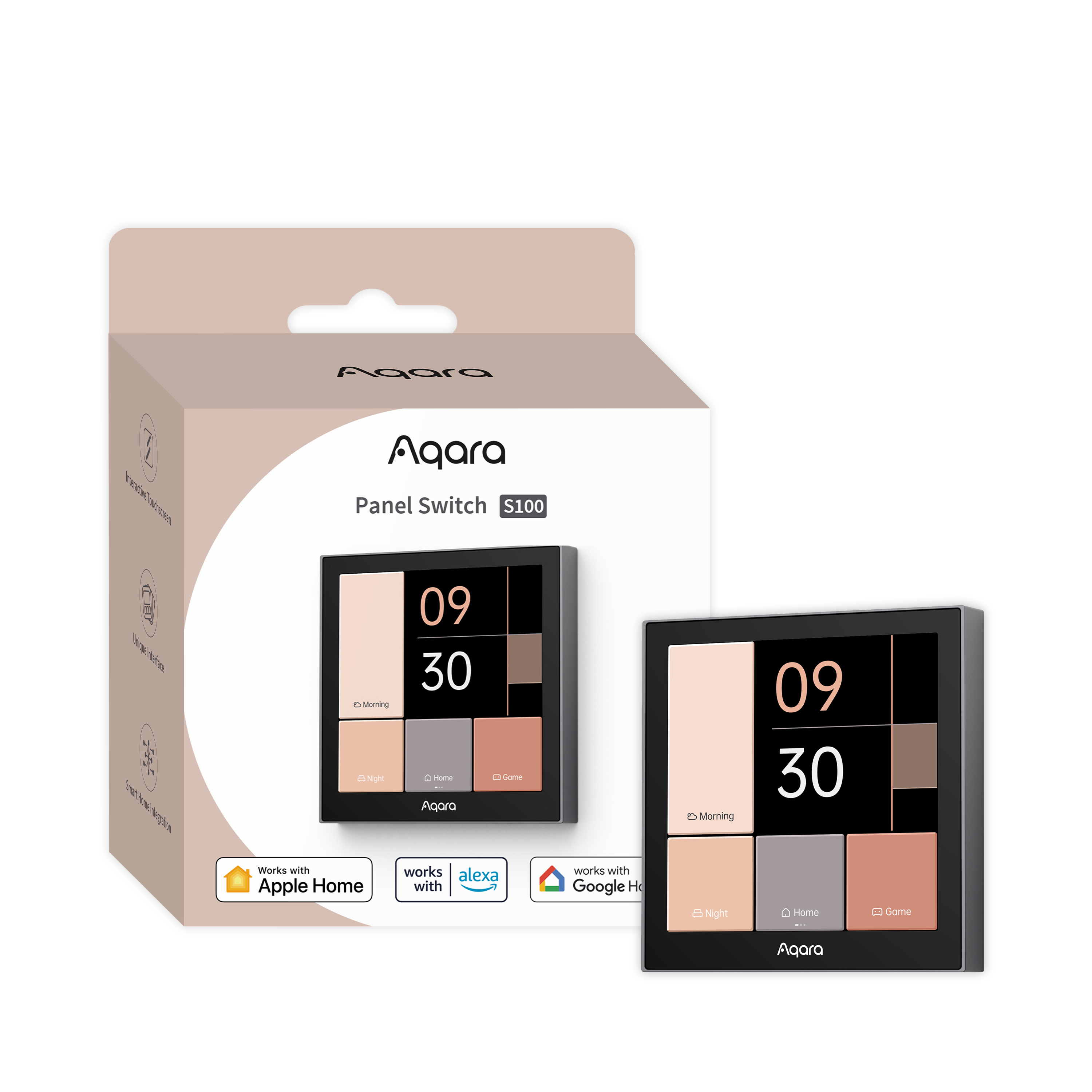 Aqara Panel Switch S100 — retail packaging