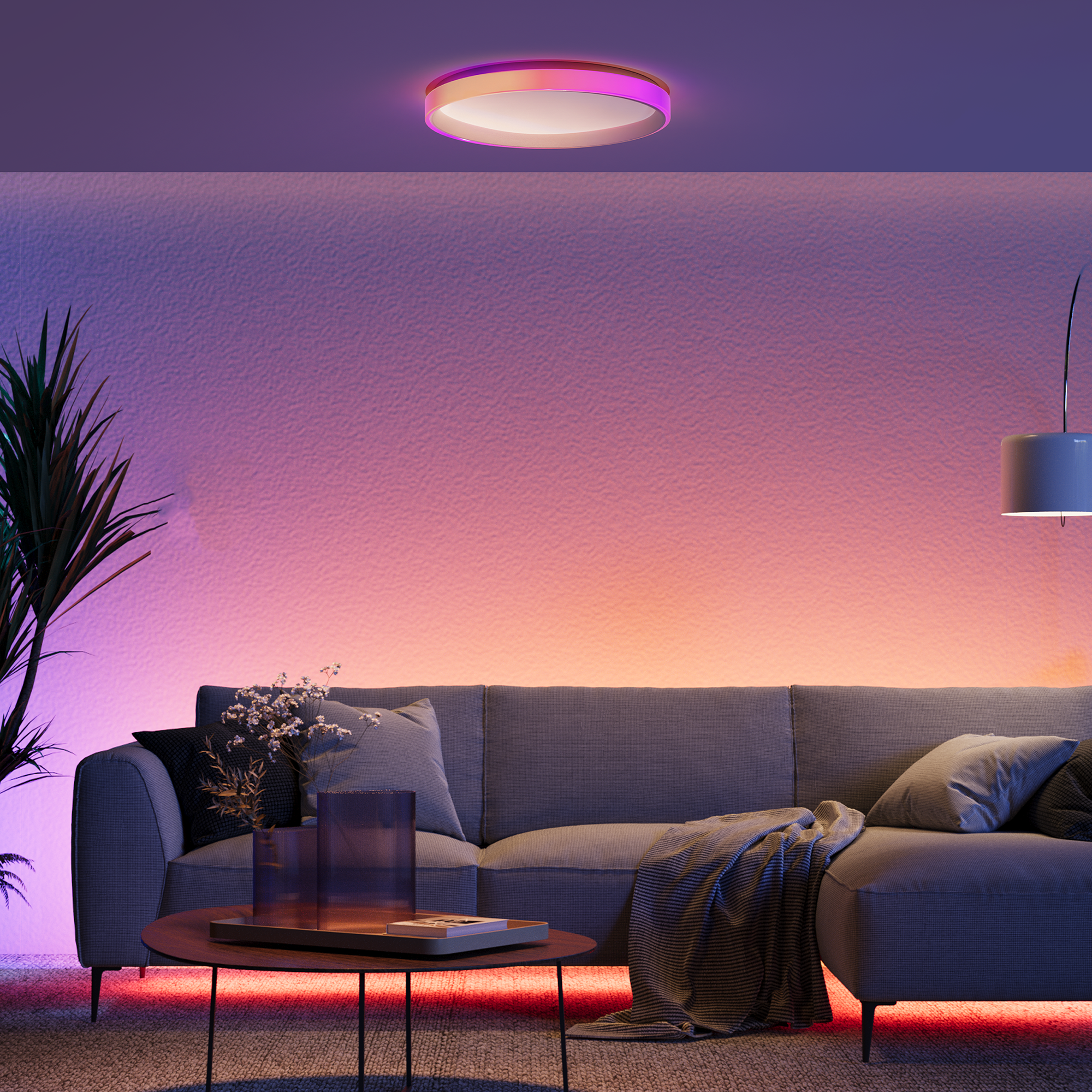 Aqara Ceiling Light T1M in a smart home setting