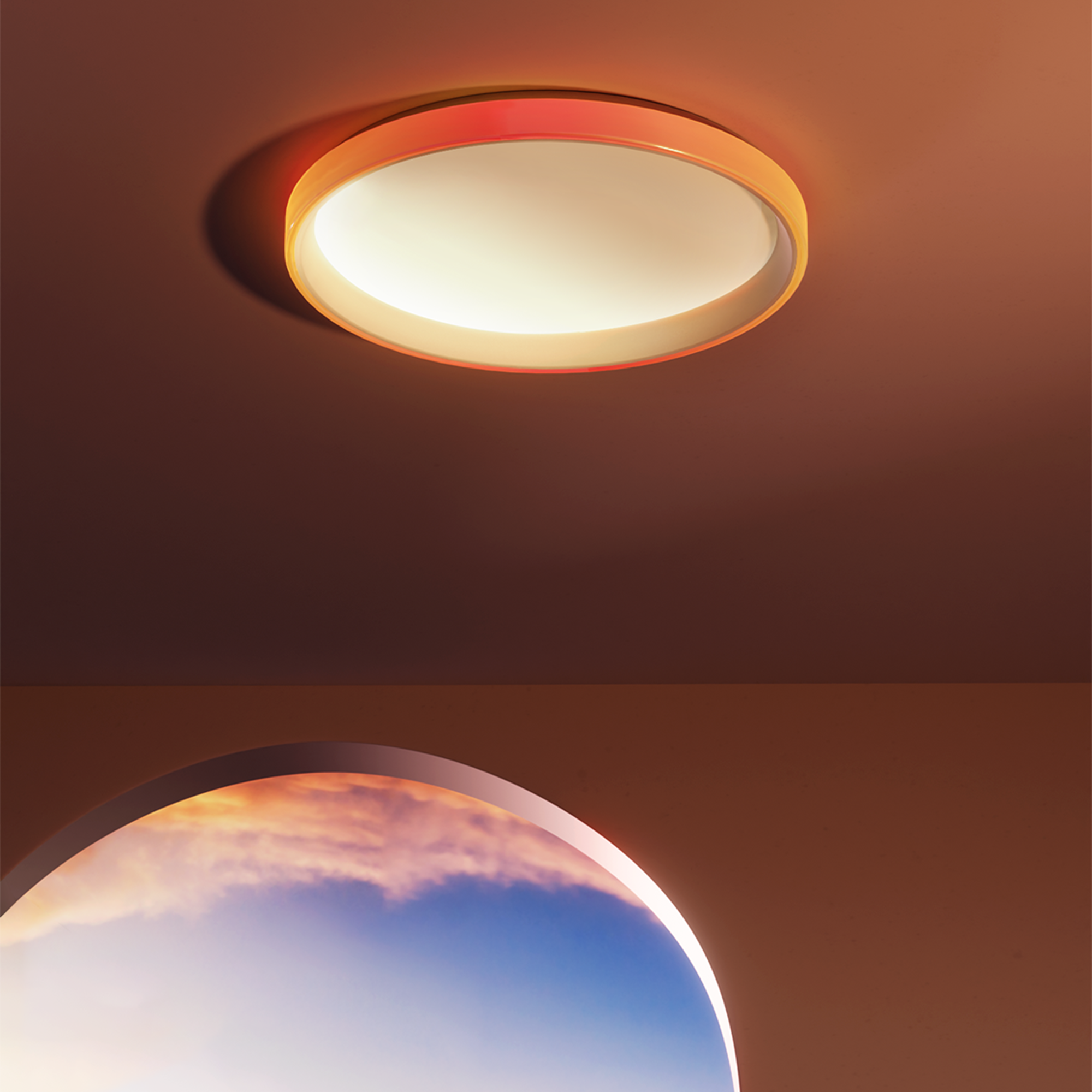 Aqara Ceiling Light T1M in a smart home setting