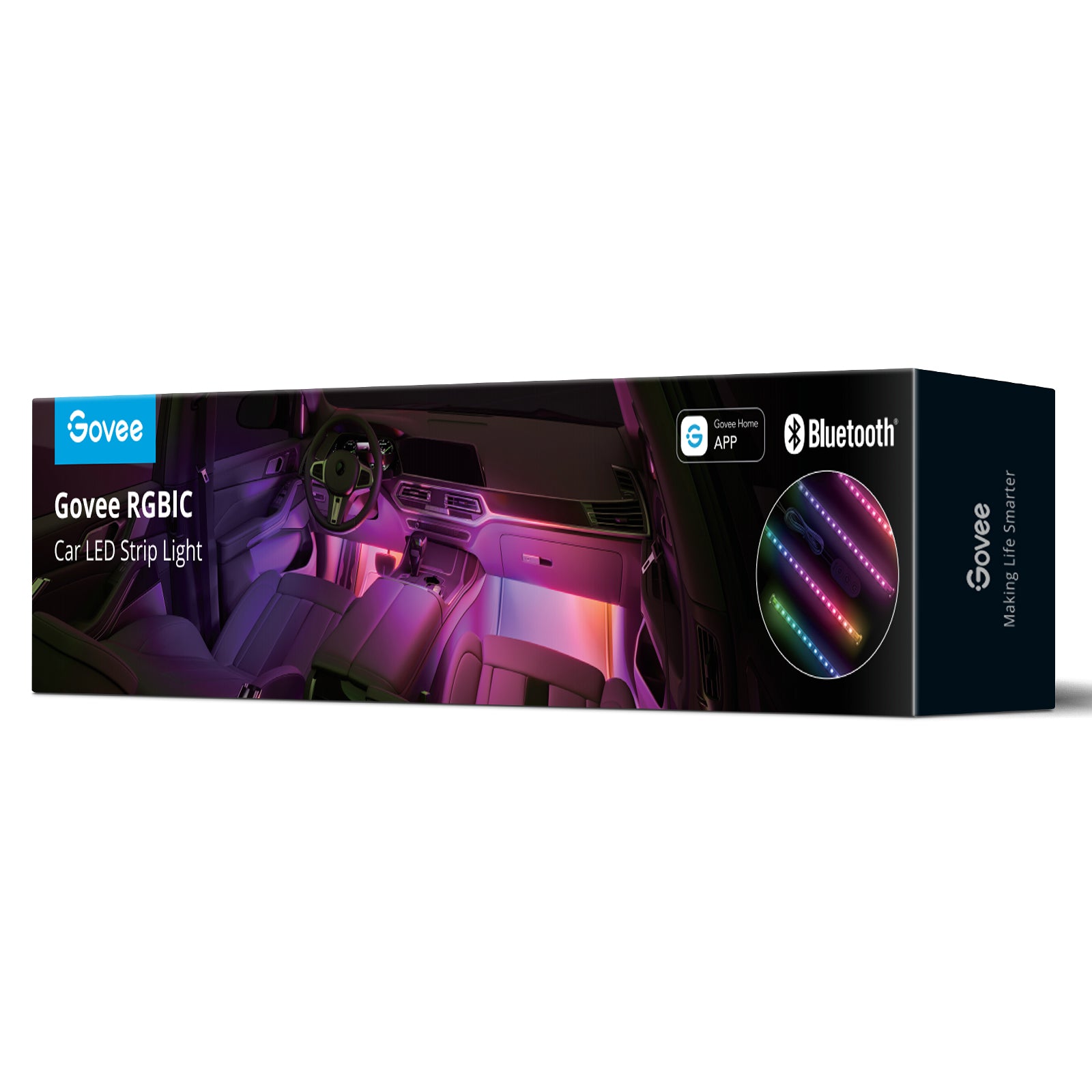 Govee RGBIC Interior Car Lights - Without Remote Control