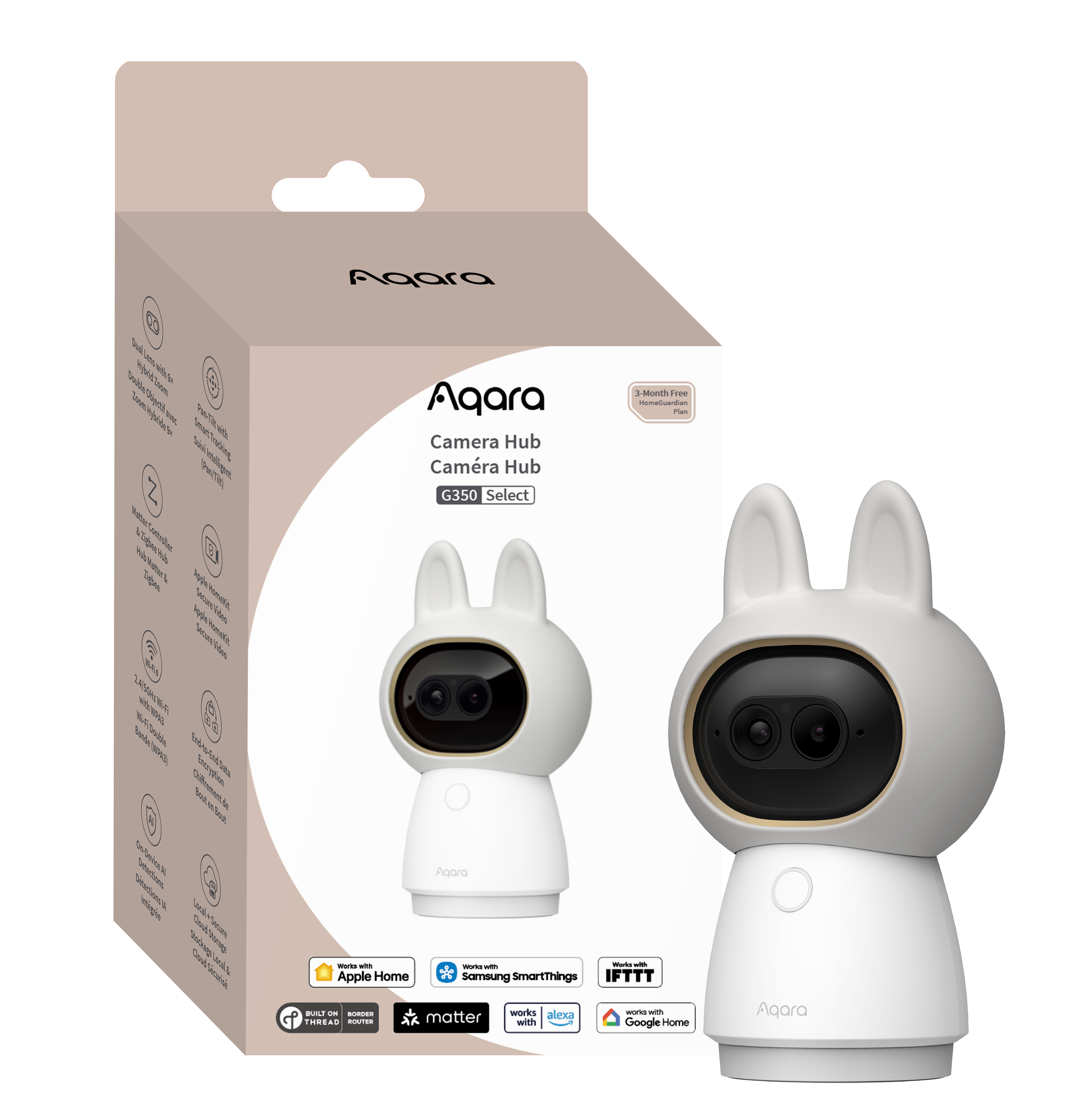 Aqara Camera G350 Hub Select — retail packaging