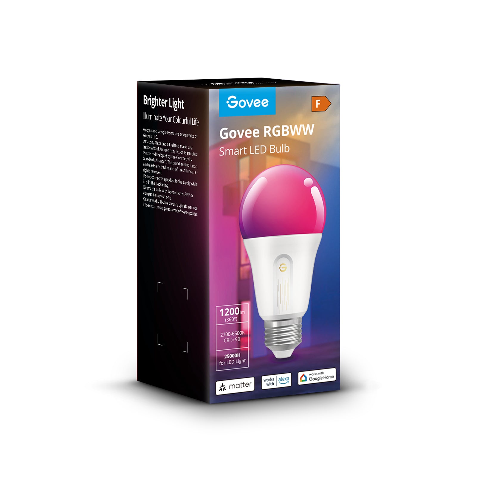 Govee  RGBWW Smart LED Bulb - E27 (1 Pack)