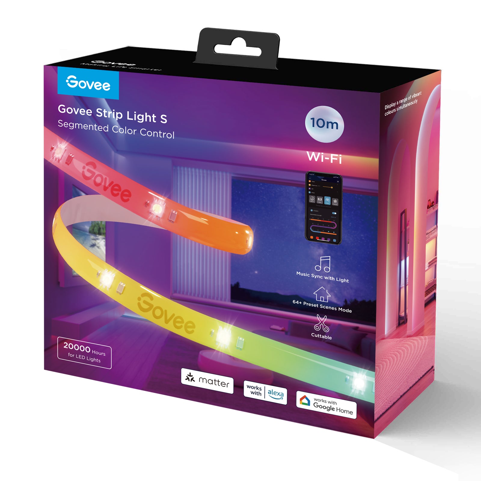 Govee RGBIC Strip Light S - With Protective Coating