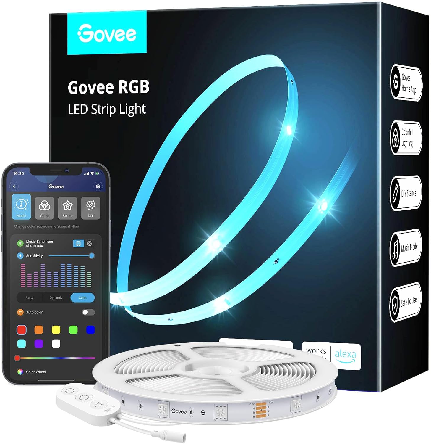 Govee Smart RGB WiFi LED Strip (5m)