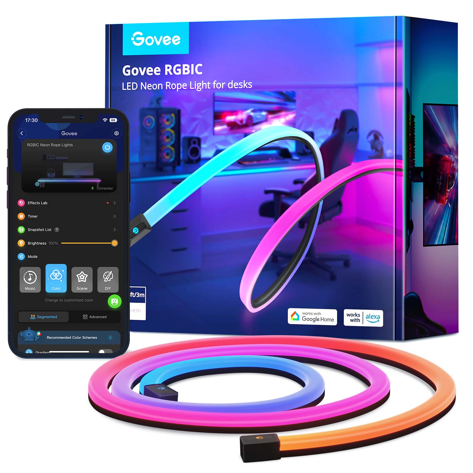 Govee LED Neon Rope Lights for Desks