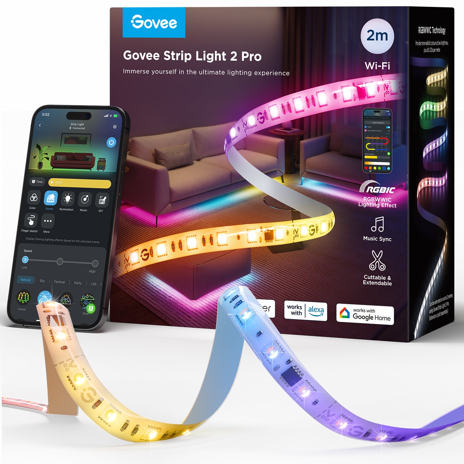 Govee Strip Light 2 Pro - 5M