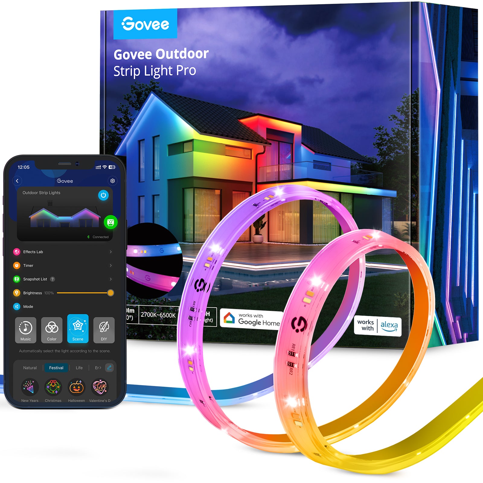 Govee Outdoor Strip Light Pro - 10M — product shot