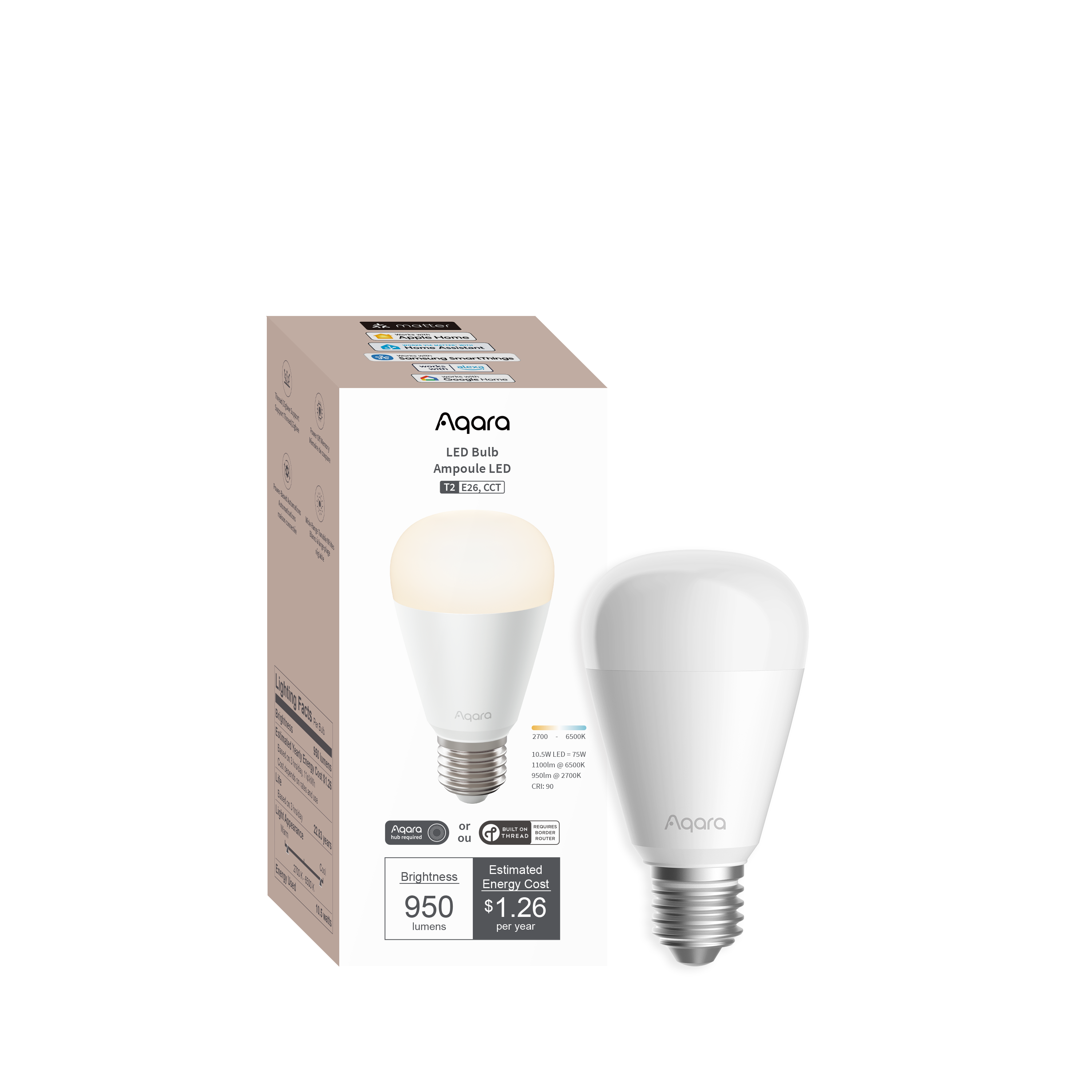Aqara LED Bulb T2 — product shot