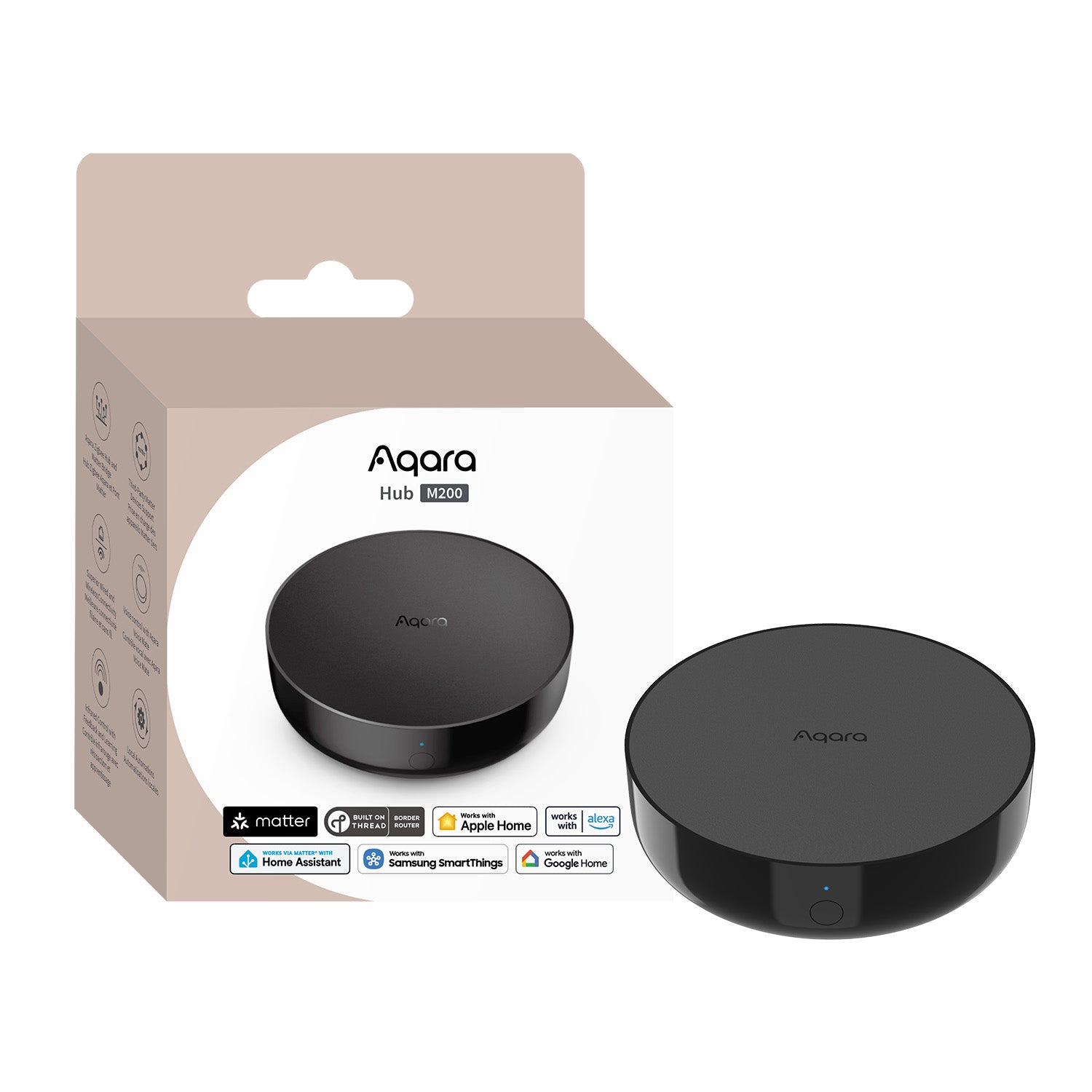 Aqara Hub M200 — retail packaging