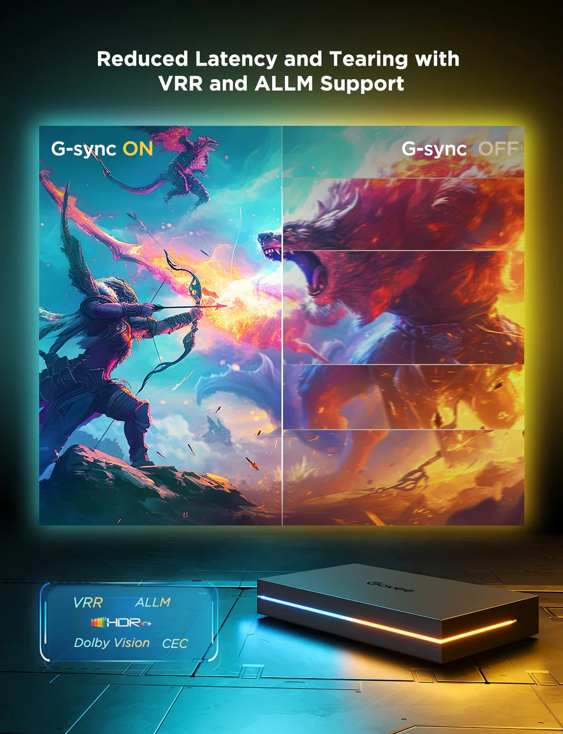 VRR and ALLM support for smooth gaming
