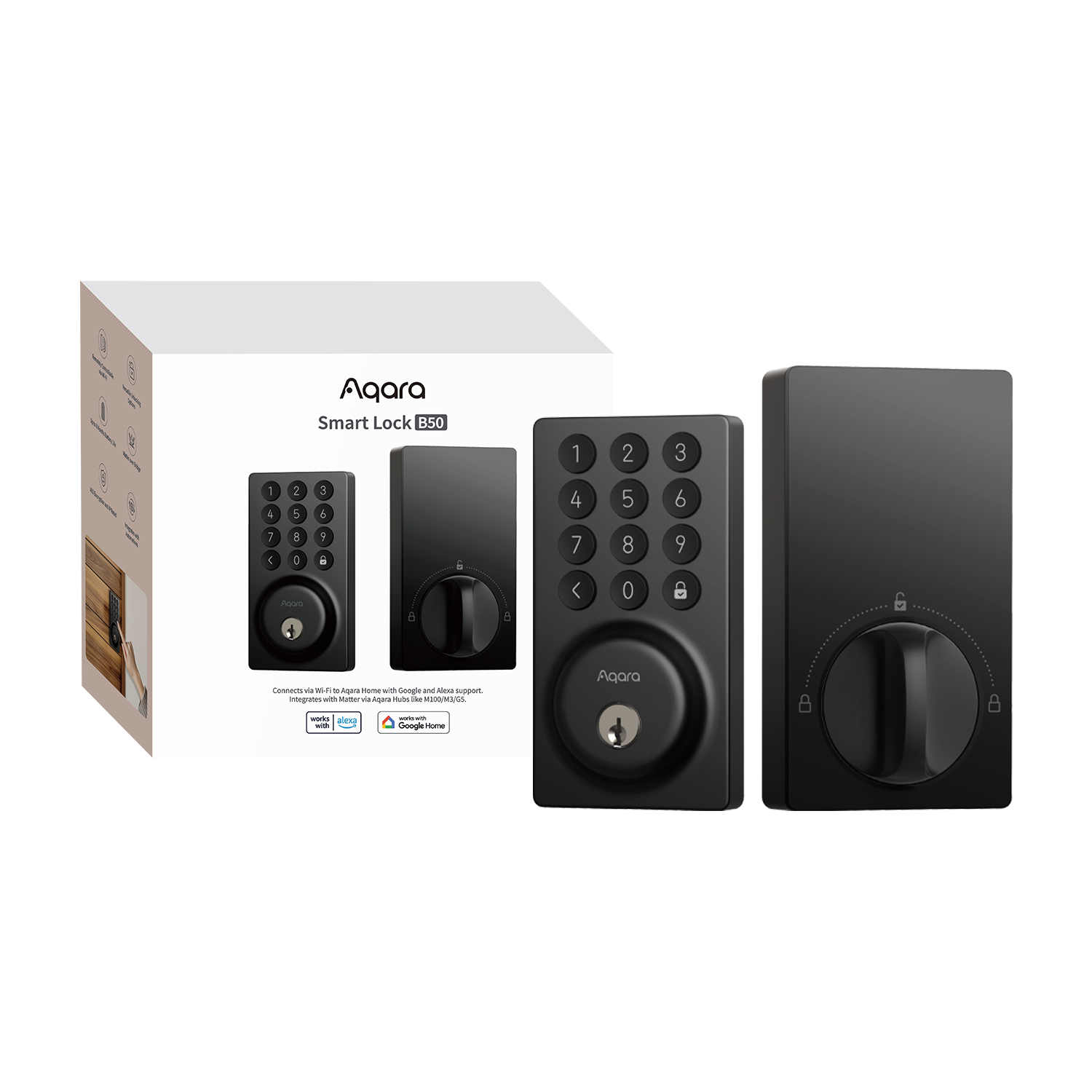Aqara Smart Lock B50 — retail packaging