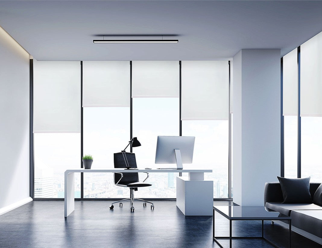 Aqara Smart Roller Shade Controller in a smart home setting