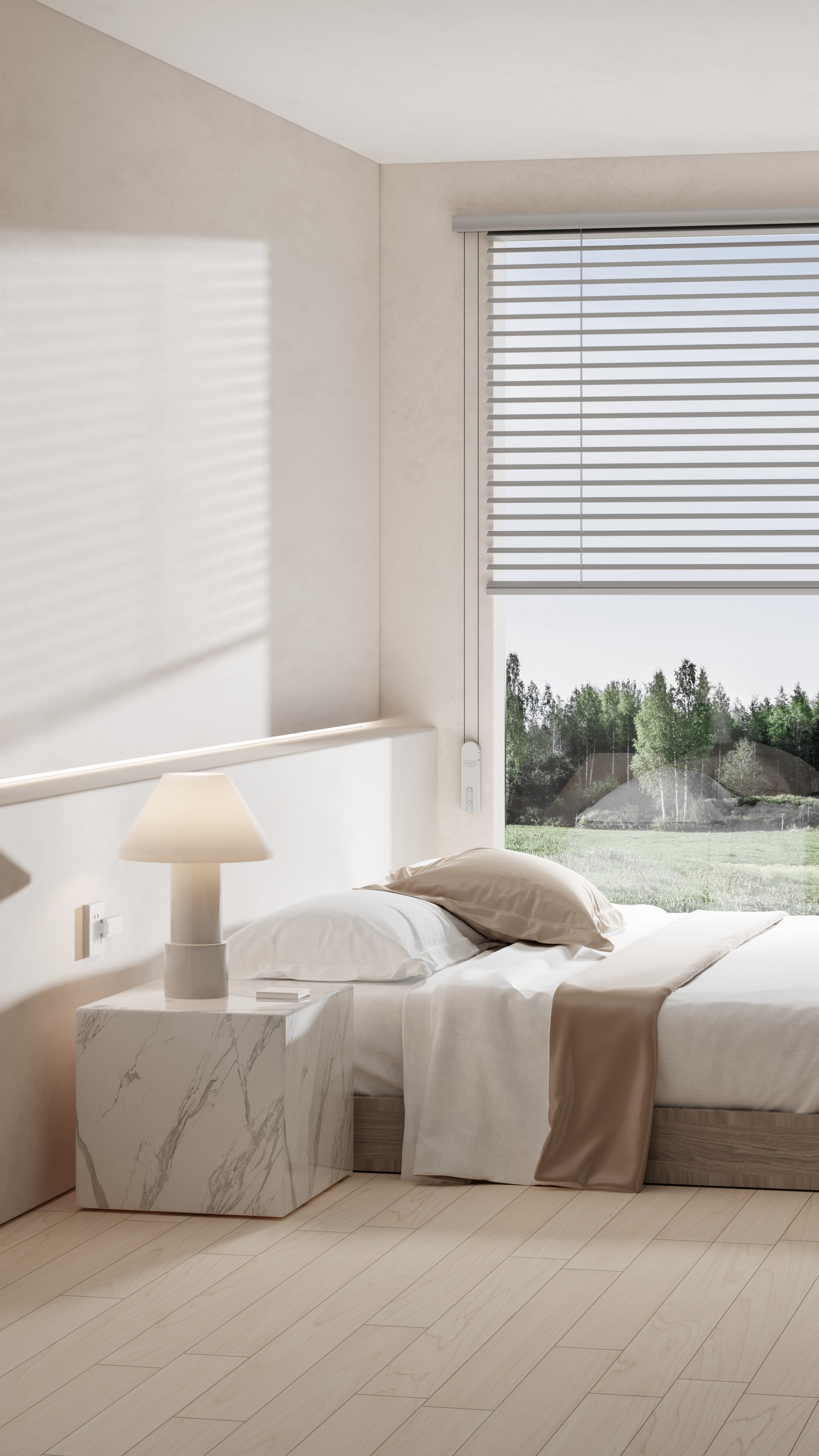 Aqara Roller Shade Driver E1 in a smart home setting