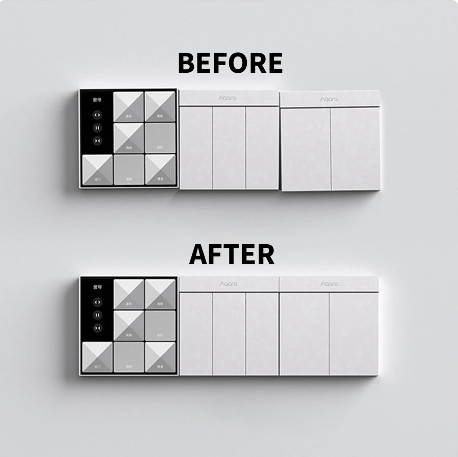 Aqara Smart Wall Switch Frame — product shot