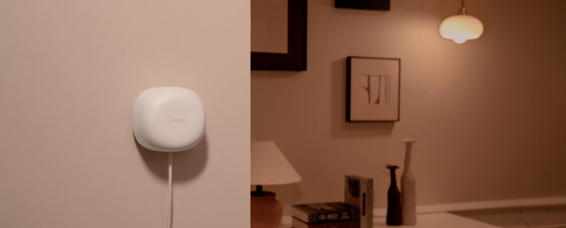 Aqara Presence Sensor FP1E in a smart home setting