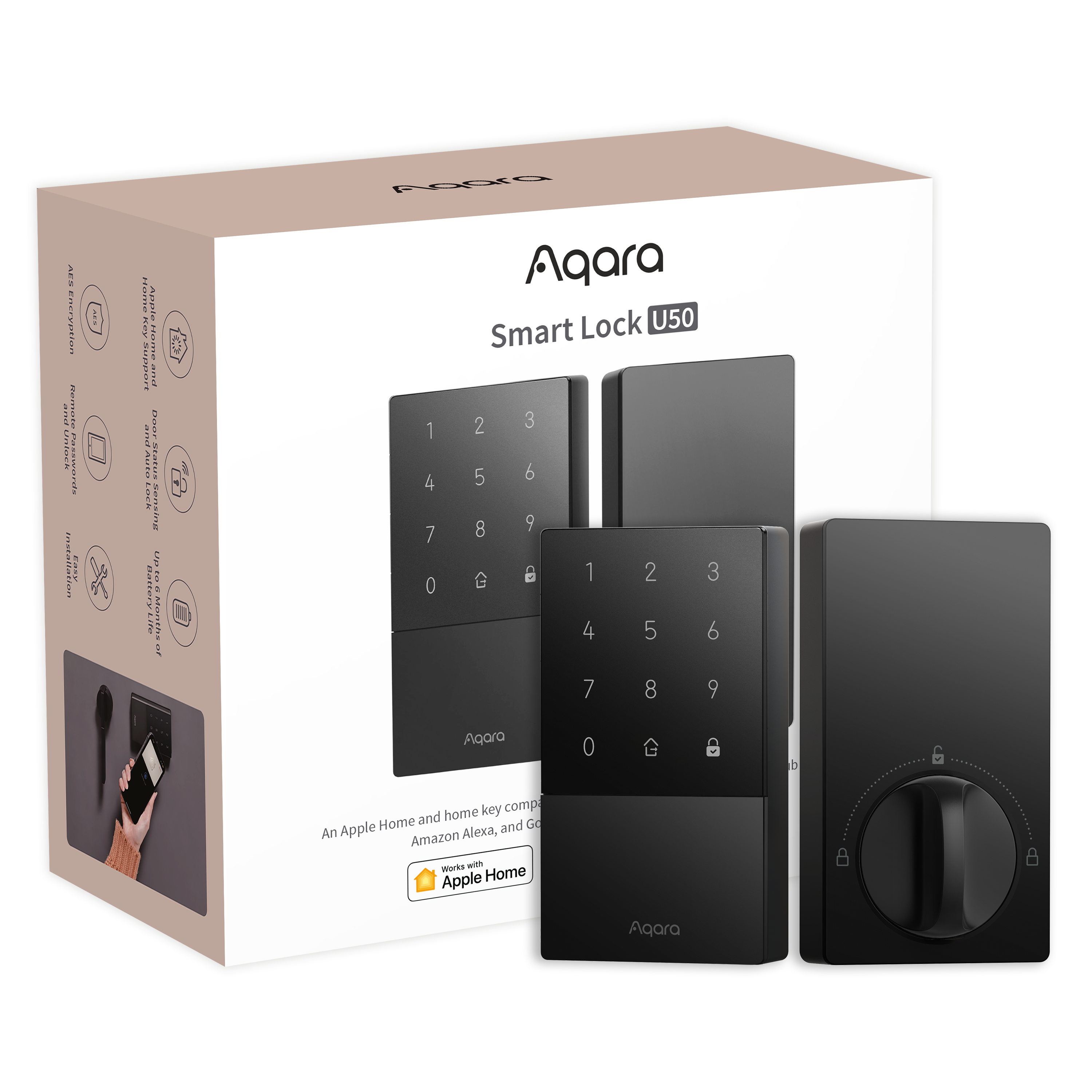 Aqara Smart Lock U50 — product shot