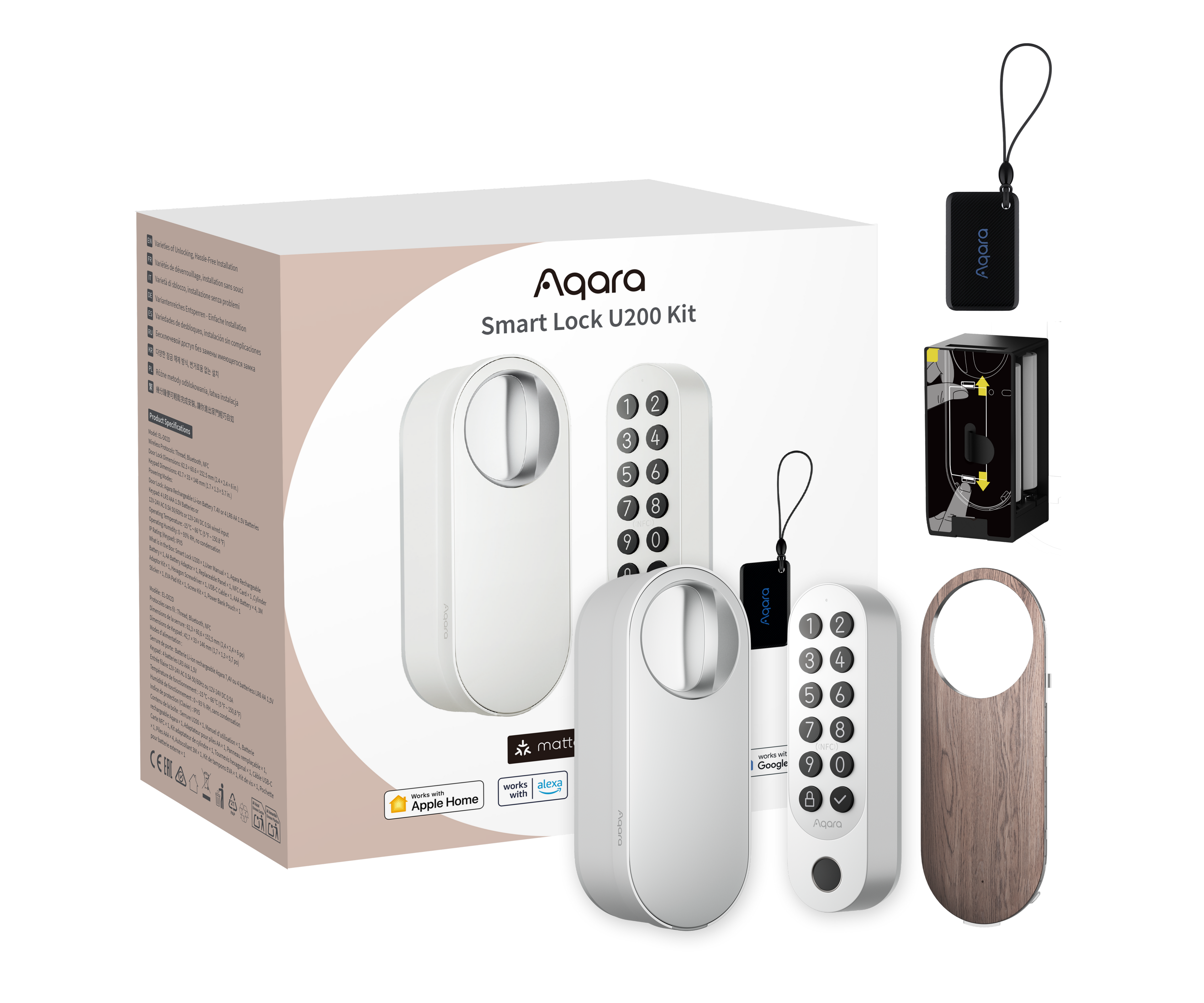 Aqara Smart Lock U200 Kit — White