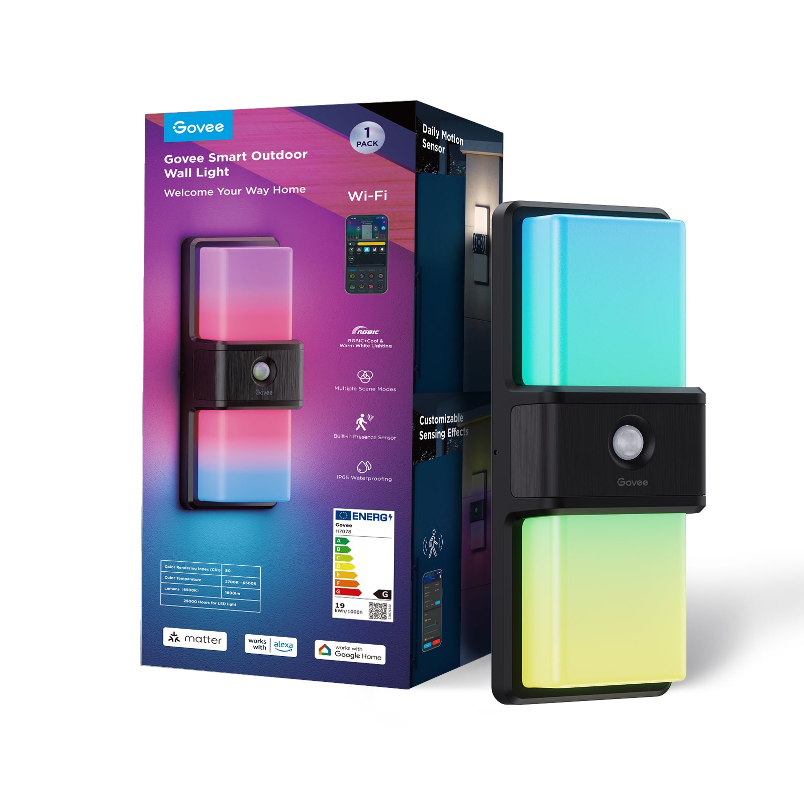 Govee Smart Outdoor Wall light