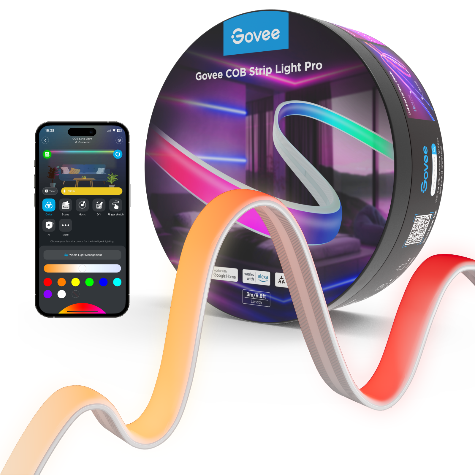 Govee COB Strip Light - 3M — product shot
