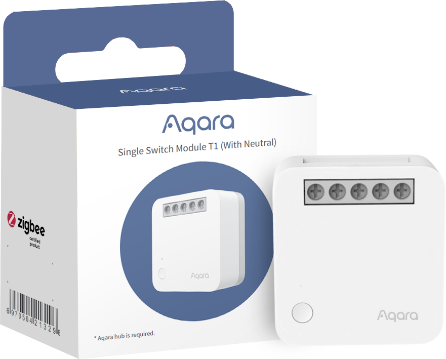 Aqara Single Switch Module T1 — product shot