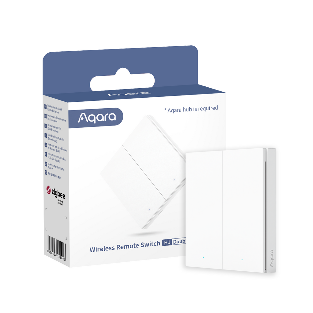 Aqara Wireless Remote Switch H1 (Double Rocker) — Double Rocker